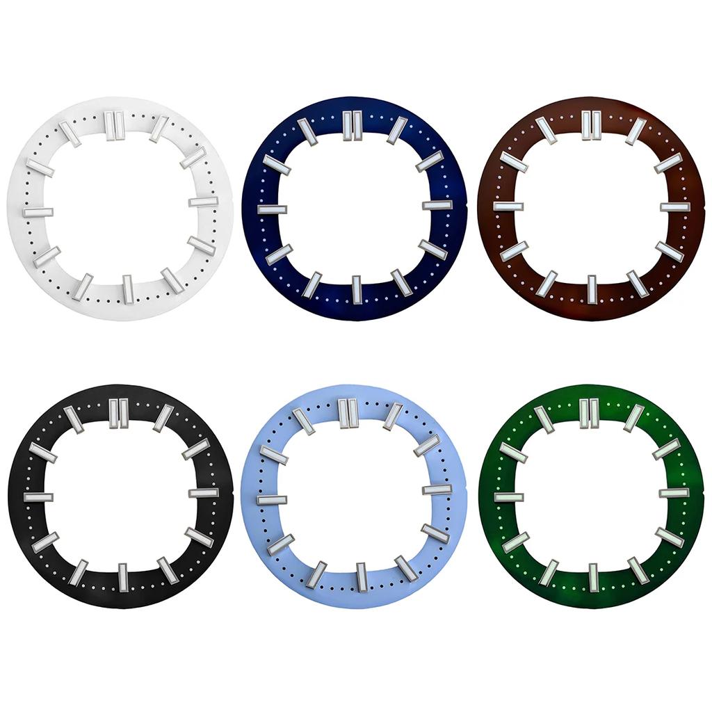 30.5mm Dial For Nautilus NH35/NH36 Hollow Green luminous Indexes Fit Automatic Movement Modified Skeleton Watch Accessorie Parts