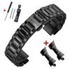 Solid Stainless Steel Watch Bracelet Business Butterfly Clasp Watch Band 12/13/14/15/16/17/18/19/20/21/22/23/24mm Replace Strap