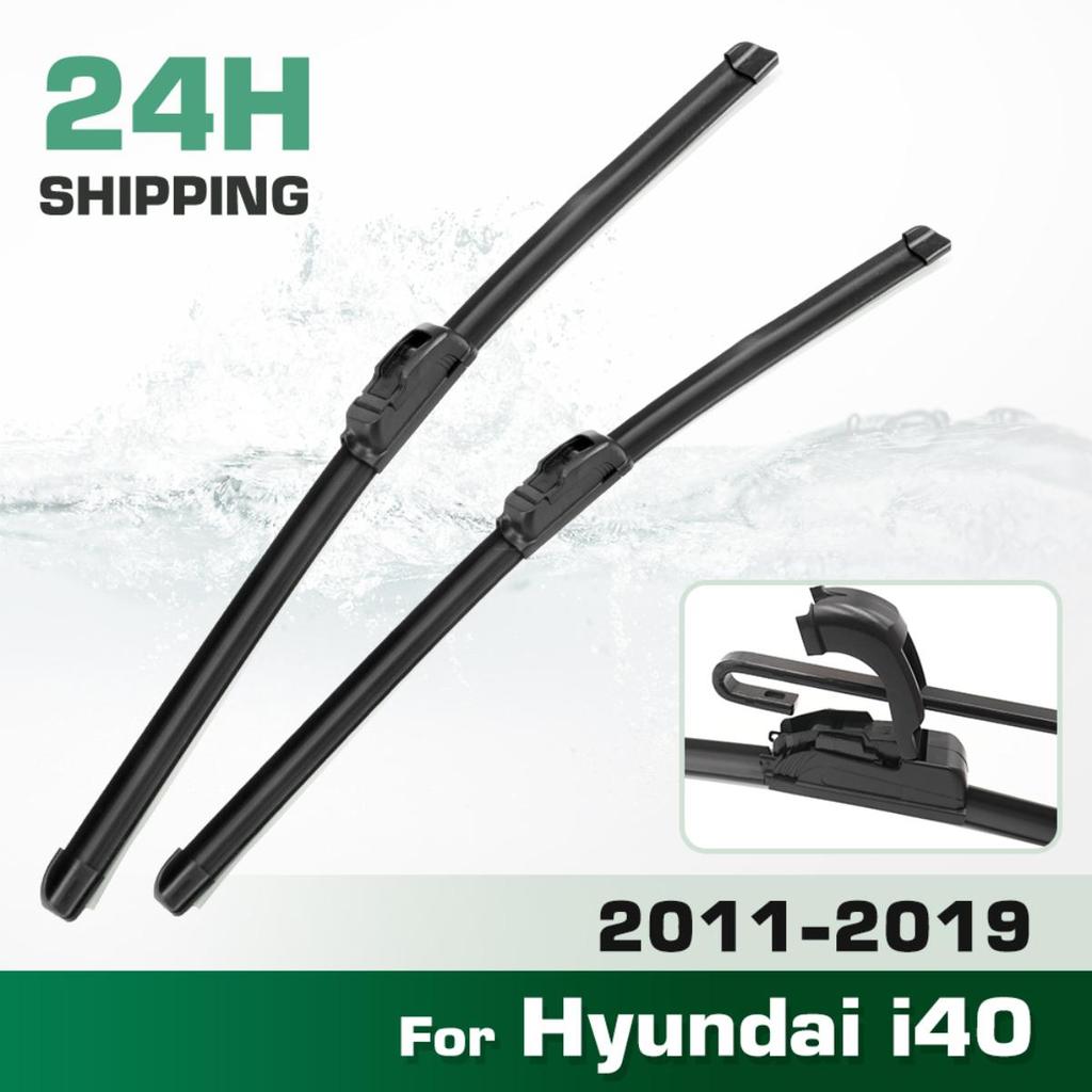 For Hyundai I40 2011-2019 2012 2013 2014 2015 2016 2017 2018 Wiper Front Wiper Blades Windshield Windscreen Window Brush 26"+16