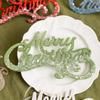 Hot-Selling Merry Christmas Letter Pendant Wreath - Creative DIY Tree Ornament