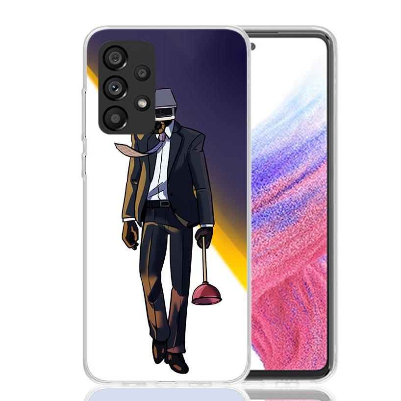 S-Skibidi Toilet Mobile Cell Phone Case For Samsung Galaxy A17 A16 A14 A15 A13 A57 A56 A54 A55 A53 A37 A36 A34 A35 A33 A26 A24 A