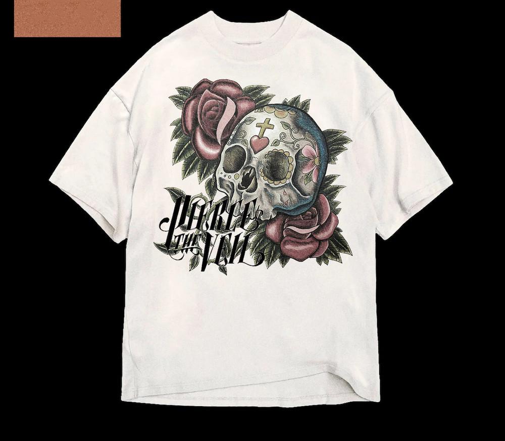 Винтажная хлопковая футболка для мужчин группы Pierce The Veil Белая Полный размер AP756 Унисекс футболка S