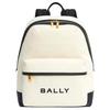 Metal Hardware Letter Micro Logo Leather Backpack Unisex Backpack White 6304855