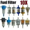 10X Universal Diesel Filter Element Parking Heater Parts Transparent Disassemblable Fuel Filter for Eberspacher Webasto 12 Type