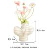 Nordic Ceramic Vase Abstract Art Ornament Living Room Tea Table Dining Table Flower Arrangement Utensils Home Decoration