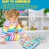 Montessori Busy Book for Toddlers, Preschool Learning Activities for Kids, Kindergarten Educational Toys for 3 Year Old