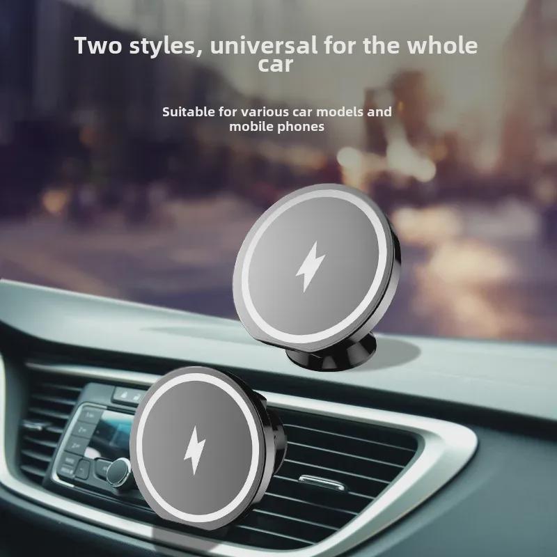 FJF 15W Magnetisk Trådlös Billaddare för iPhone 13