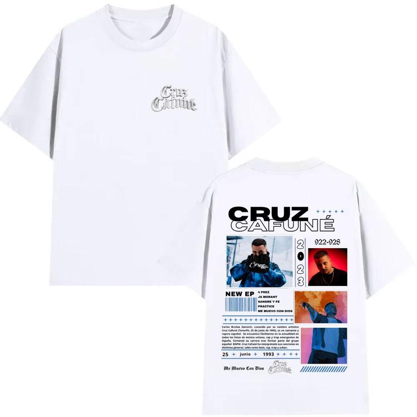 Fashion Summer Mens Womens Tshirt Hip Hop Cruzzi Short Sleeve Cruz Cafun É 2026 World Tour Street Wear Y2K Tshirt