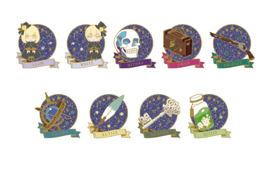 

The Wizard s Promise Metal Pins with Glitter Vol.2 9-Piece Box
