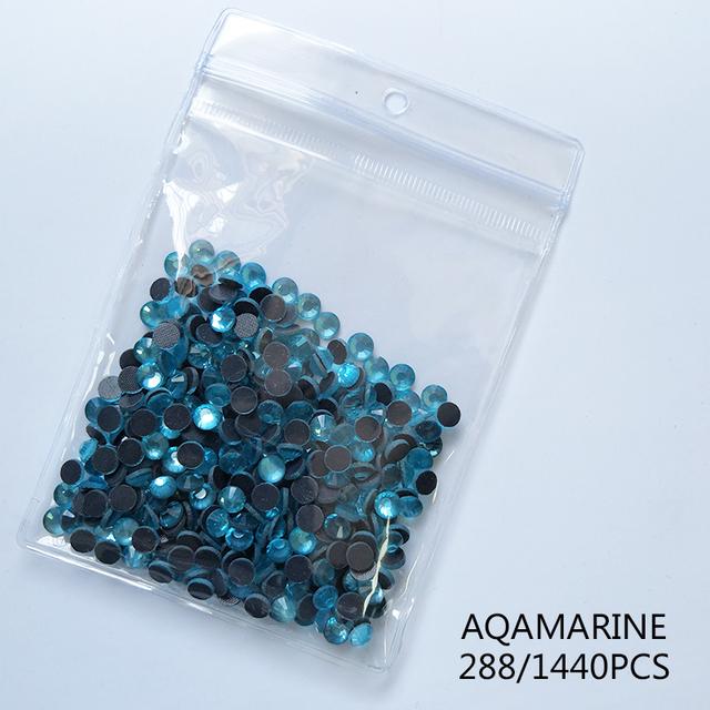 

Высококачественные стеклянные прозрачные стразы для исправления SS4-SS30, фиксирующие стразы для украшения одежды, стразы для свадебного платья «сделай сам» SS10 1440pcs
