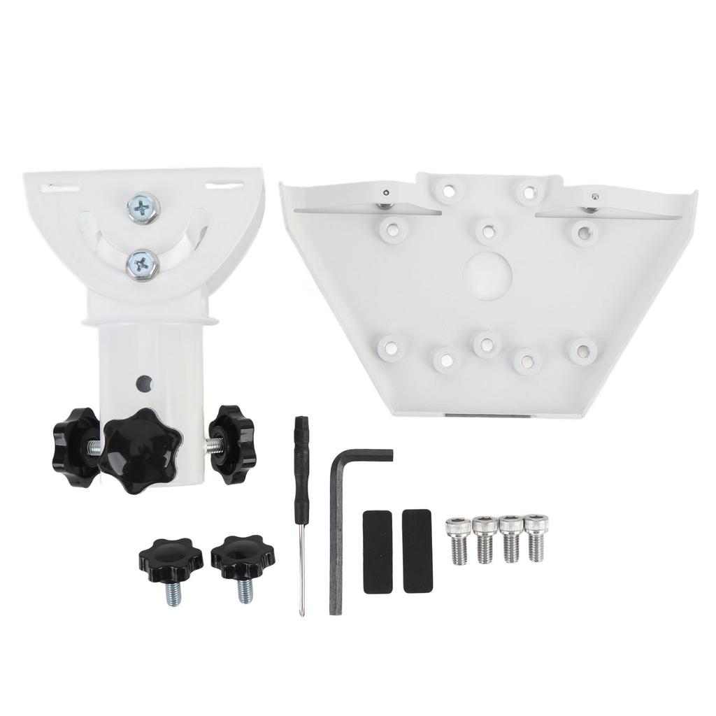 Satellitenmontage Rohradapter 360 Grad Drehung und 160 Grad Neigungseinstellung Satelliten Dachmontage Rohradapter