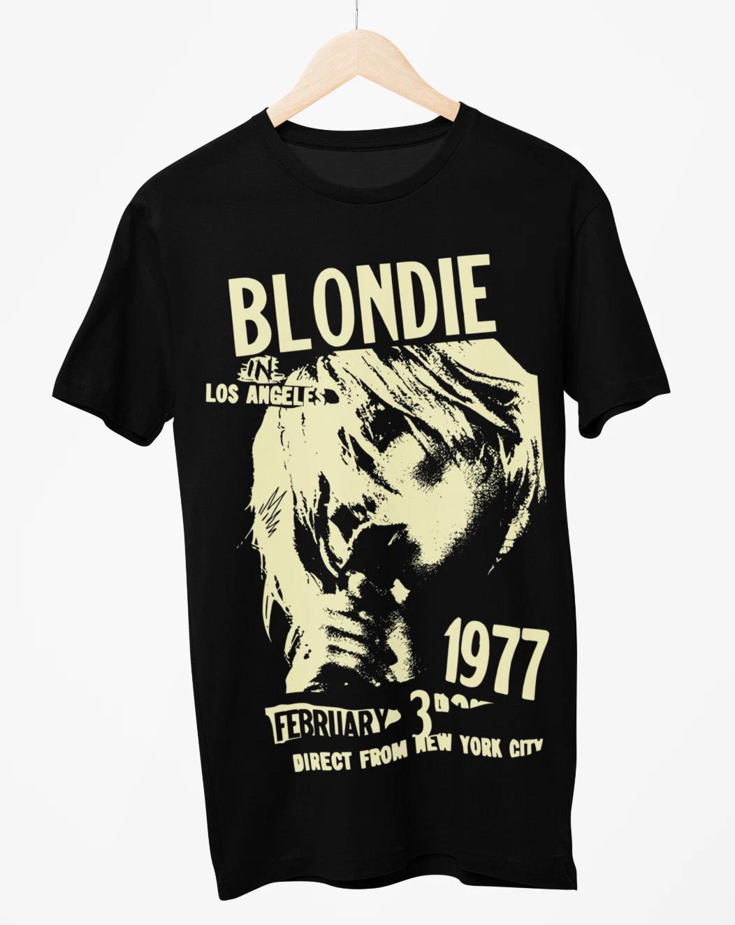 Blondie 1977 Gig Poster T-Shirt 2XL
