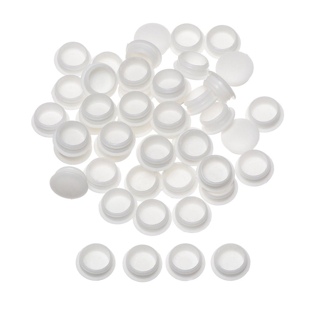 50Pcs Practical Hardware Hole Ornament Exterior Furniture Hole Covers Dust Plug Stopper Protective Cap Screw Decor