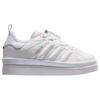 Moncler X Adidas Originals Campus Leather Round Toe Lace-Up Low-Top Sneakers Unisex sneakers White I209S4M00050M3019001