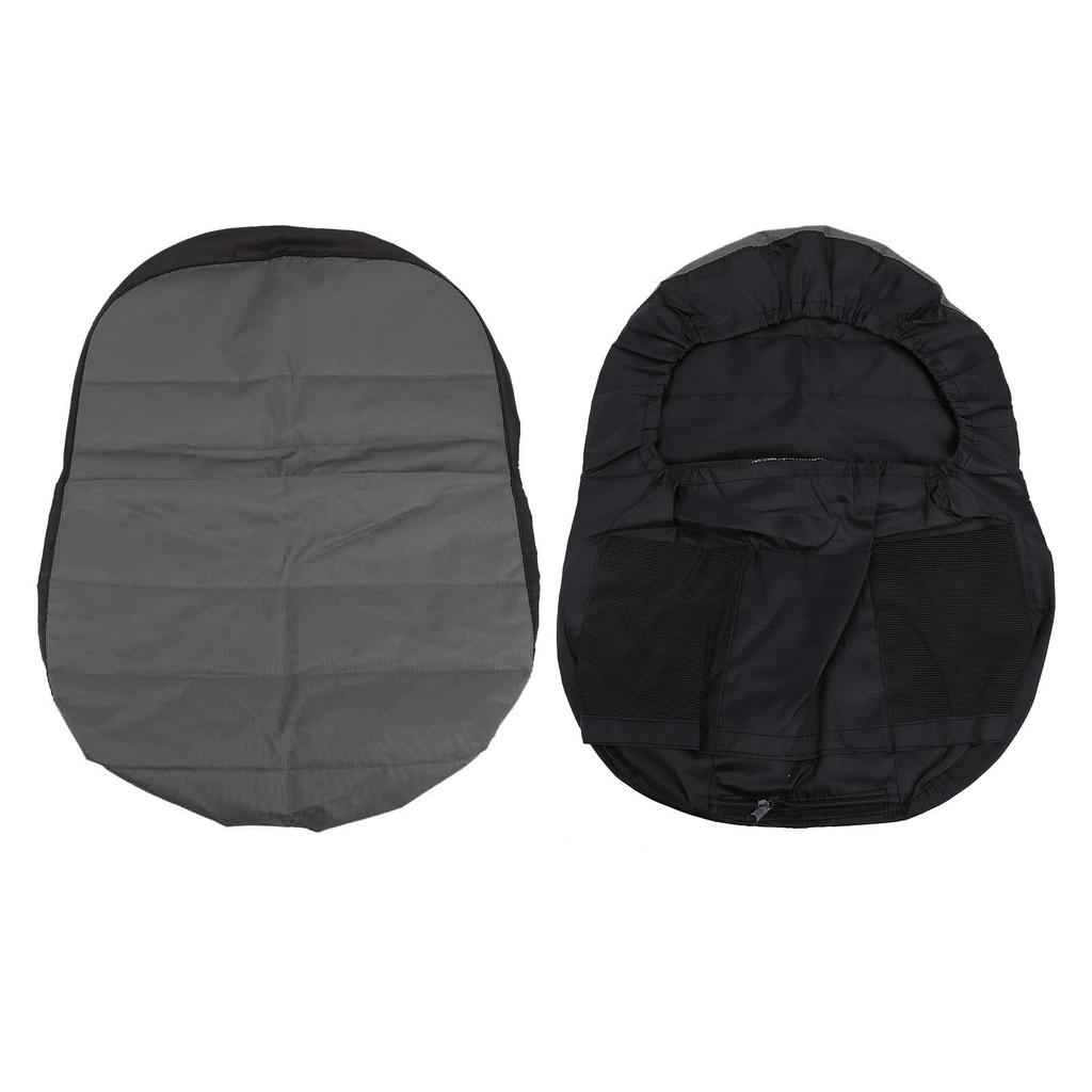 Lawn Mower Seat Cover Protective Soft Anti Slip Versatile Polyester Mower Seat Cushion Cover for Tractor
