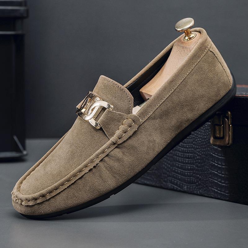 

Doudou shoes men s new autumn soft-soled breathable lazy driving shoes business casual foot cover 44