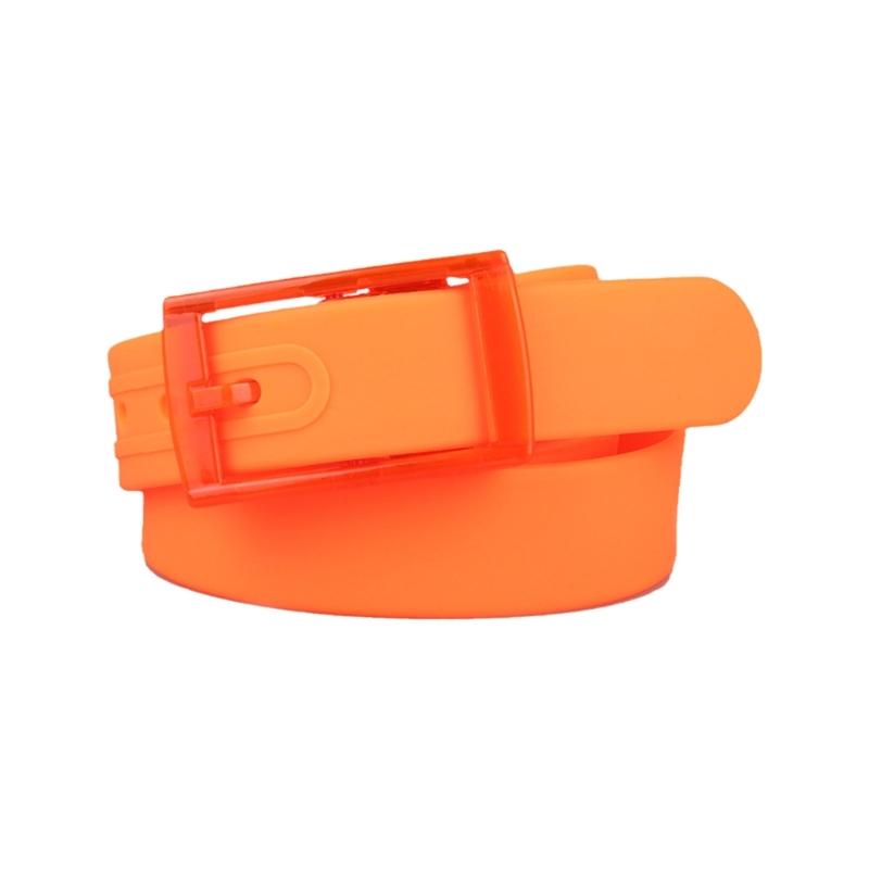 

Женский и мужской матовый поясной ремень с пряжкой в ​​стиле ретро, ​​силиконовый ремень ярких цветов, универсальное пальто, женский широкий деловой пояс в стиле Харадзюку оранжевый