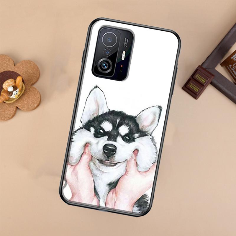Alaskan Husky Dog Cute Puppy Case For Xiaomi 14T 11T 12T 13T Pro 13 14 Ultra POCO X7 Pro X3 X5 F3 F5 F6 M6 X6 Pro Cover