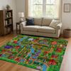 Retro Pixel Game Stardew Valley Farm Map living Room Non Slip Area Rug Soft Carpet for Bedroom Playroom Sofa,Home Decor Doormat