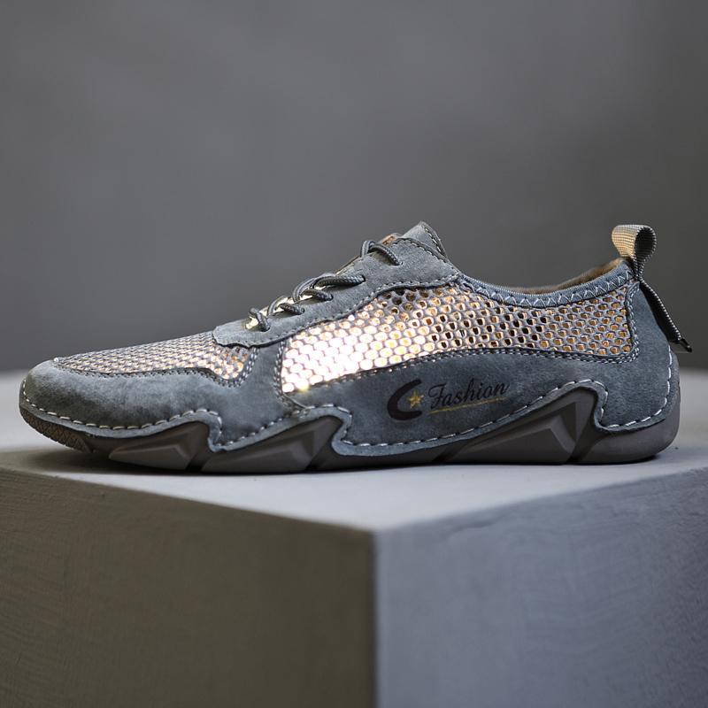 Zomer Mannen Breather Mesh Casual Schoenen Mannen Loafers Comfortabele Rijschoenen Mocassins Man Flats Schoenen