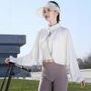 Sunscreen Shawl Women's Summer Shade Driving Cycling Air Conditioning Shirt Blouse Cloak Breathable Loose Long Sleeve Ice Silk Jacket