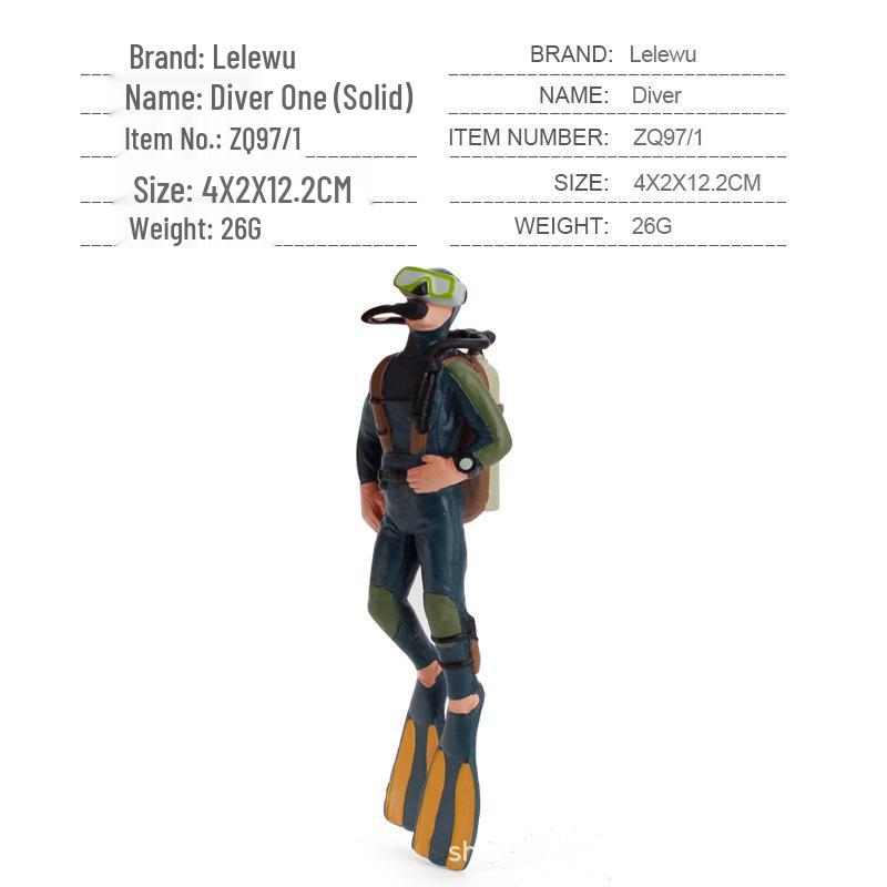 Cross-Border Farm Scene Worker Doll: Female Farmer with Shovel Ornament for Model Landscaping