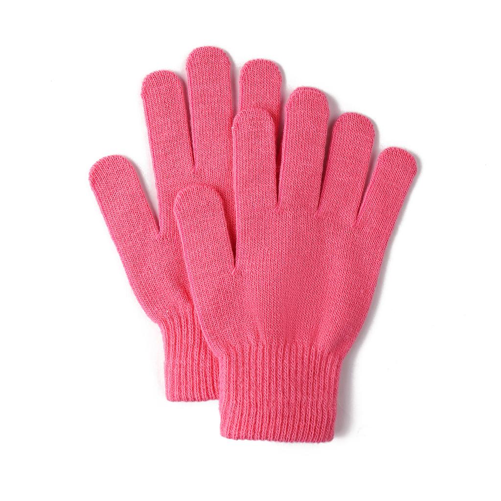 Warm Solid Color Gloves, Cold Resistant Knitted Gloves, Unisex Cycling Gloves