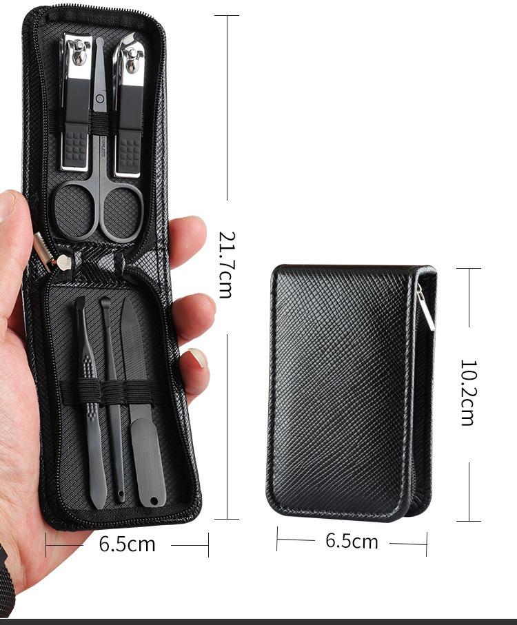 6-Piece Nail Care Set: Clippers, Pliers & Tools for Manicure and Pedicure