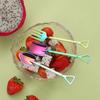 Set of 3 Steel Tea Spoon Small Household Ice Cream Spoons and Fork Kitchenwares