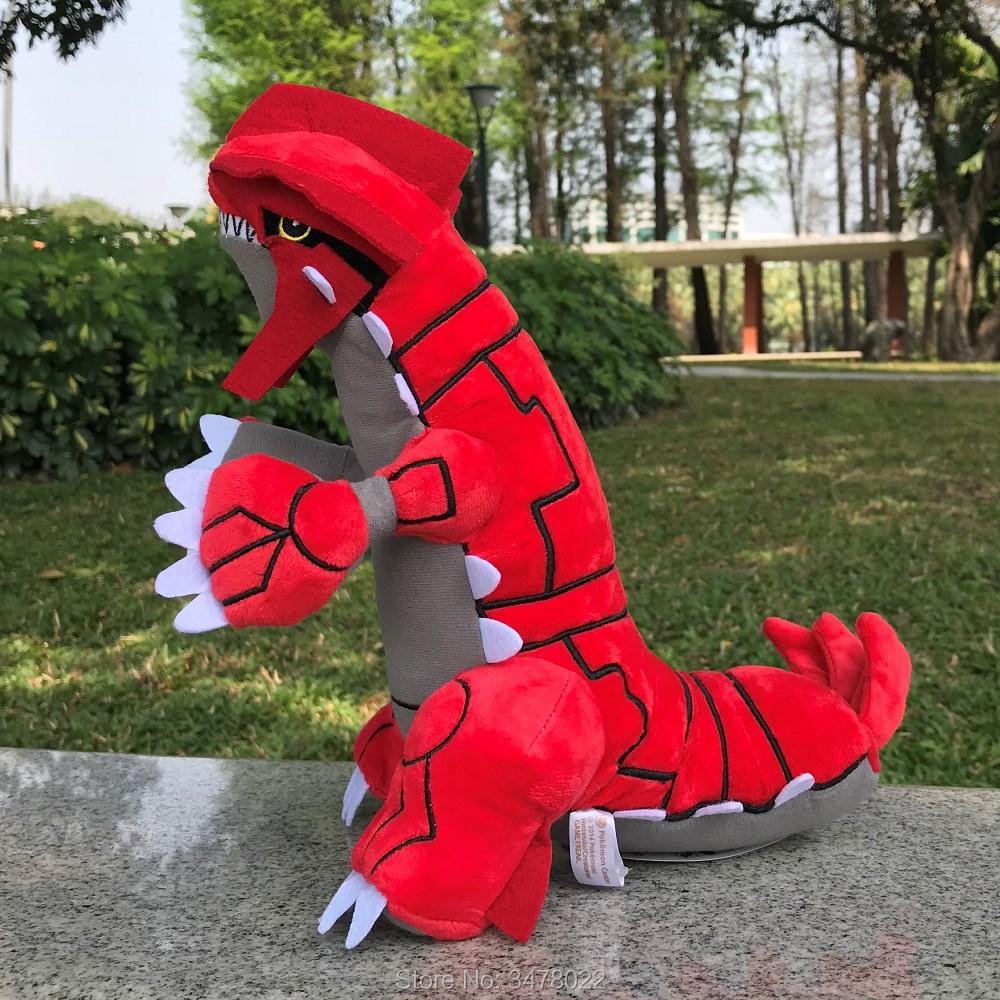 28Cm Colorful Lovely Sweet Trendy Fluffy Soft Playthings Groudon Cushioned Creature Huggable Toy Christmas Treat