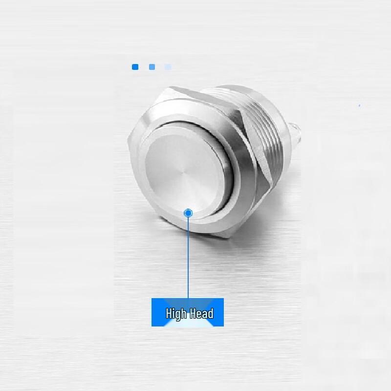 

Zhuochi 19mm Metal Momentary Push Button Switch CN plug (adapter included)