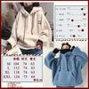 ririka Fluffy Boa Hoodie with High Layered Loose Warm for Fall and Winter Women's Logo, Neck, Look, Fit, Pockets, Cute, (Size L, Beige)