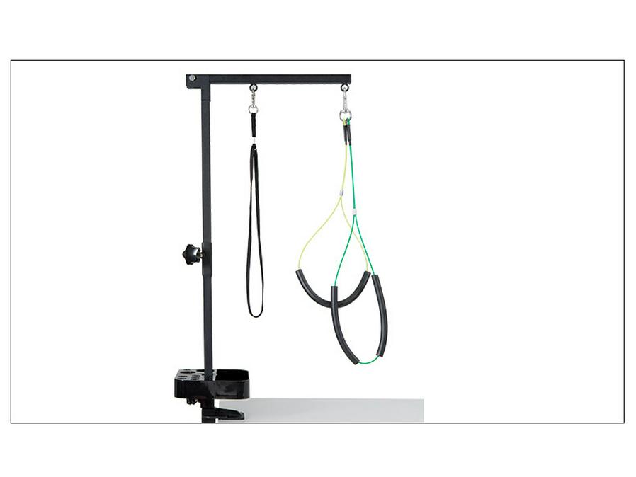 Foldable Adjustable Pet Grooming Stand with Suspension Rod