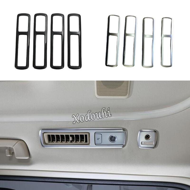 Car Rear Back Roof Upper Air Conditioner For Toyota Alphard Vellfire 2016 2017 2018 Vent Outlet Cover Frame Trim