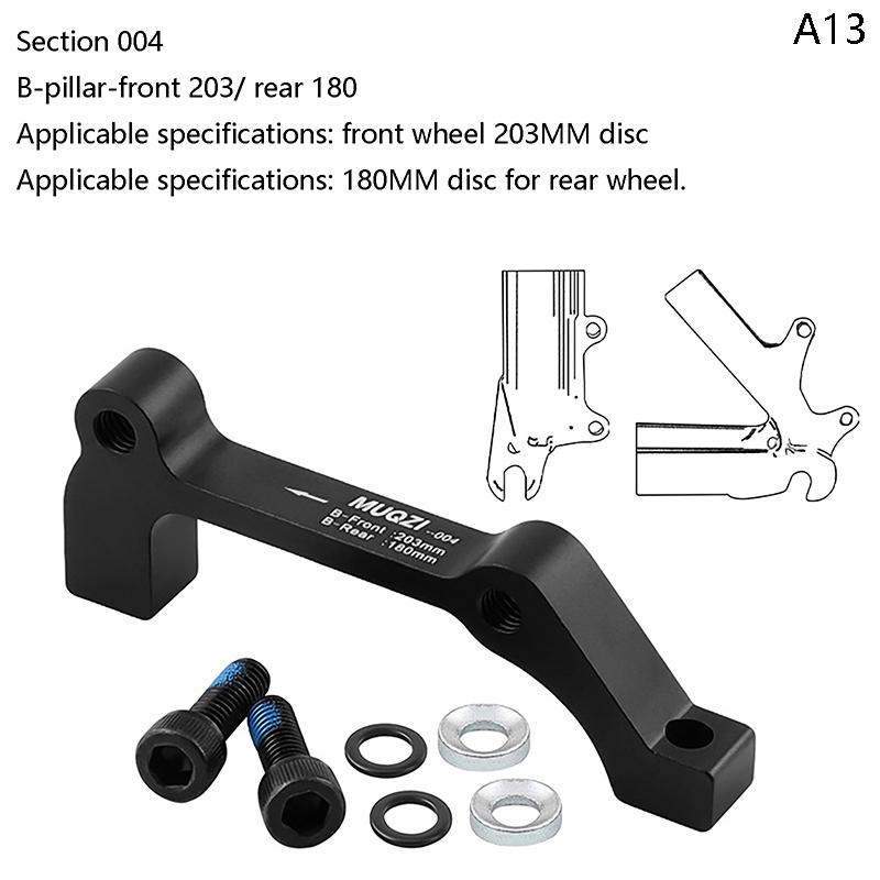 Adattatore Supporto Pinza Freno a Disco 140mm 160mm 180mm 203mm Adattatore Rotore Freno a Disco per Bicicletta con Bulloni