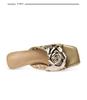 Fashion Flower Hollowed-out Flip-flops for Women, High Heels, One-shoulder, Thick-heeled Semi-flip-flops, Summer New Fish-mouth Sandals