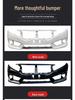Compatible with 2016-2018 Honda Civic Front and Rear Bumpers.