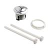 Toilet Button Convenient Round Tank Valve Replacement Part for Restroom Home S