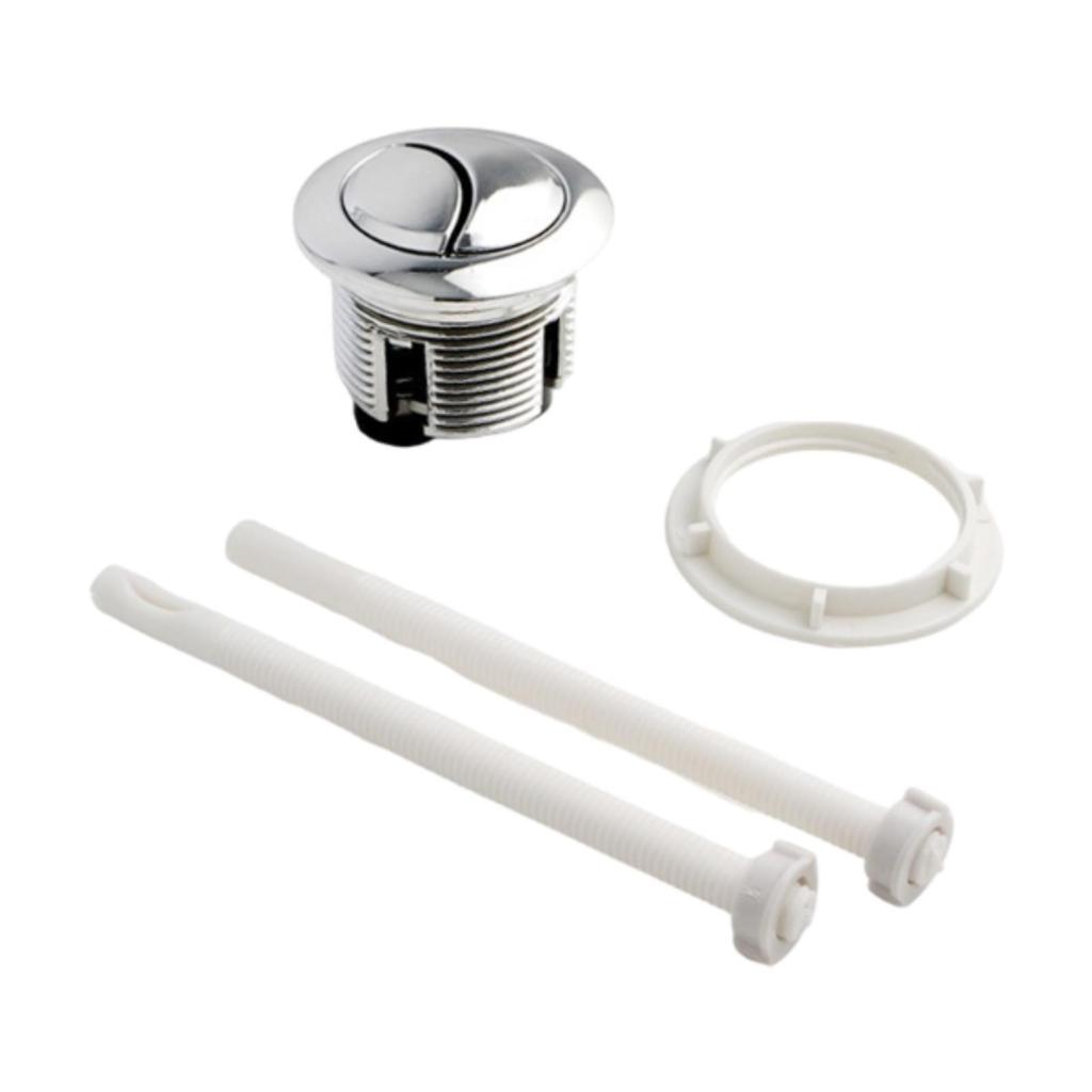 Toilet Button Convenient Round Tank Valve Replacement Part for Restroom Home S