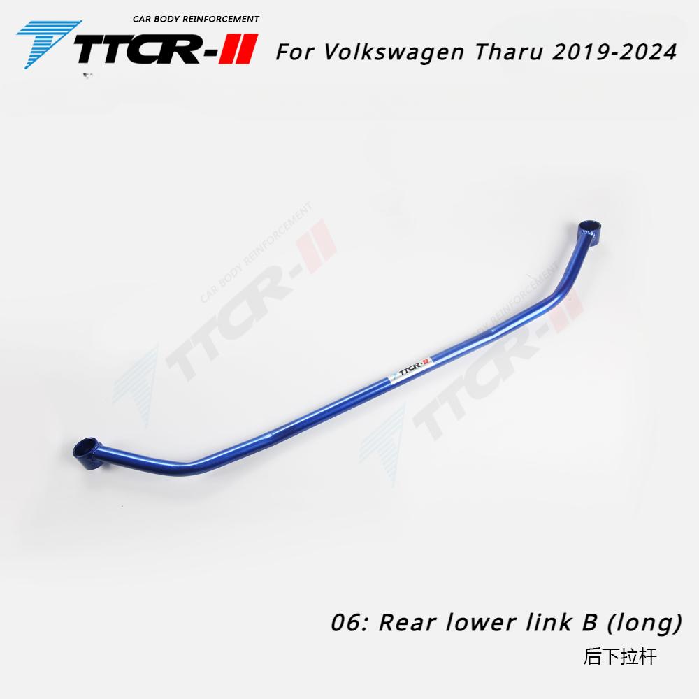 For Volkswagen Tharu 2019-2024 Accessories Strut Bars Chassis Reinforced Anti tilt Rod Alloy Suspension Kit Unsprung Weight