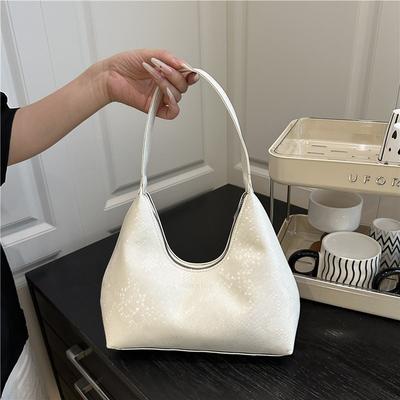 Large Capacity Shoulder Bag Women's Summer New High-end Fashion Trendy Tote Bag Simple Retro Armpit Bag