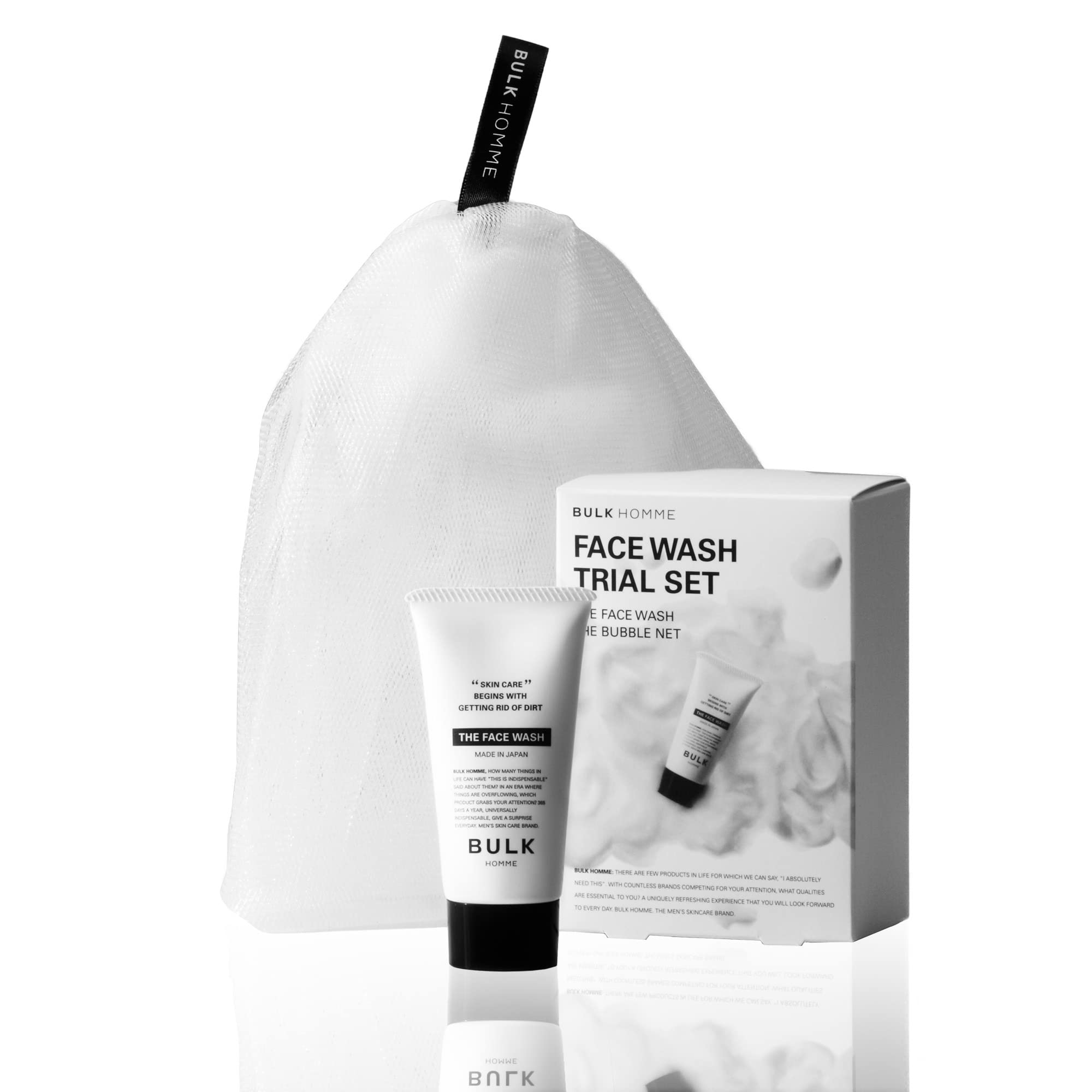 

Bulk Homme Face Wash Trial Set Face Wash Mini Bottle 20g Foaming Net Mens &