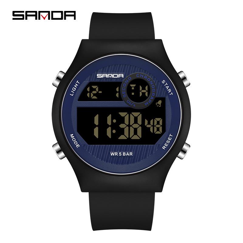 Sanda Harajuku Men s Waterproof Multifunctional Sports Watch