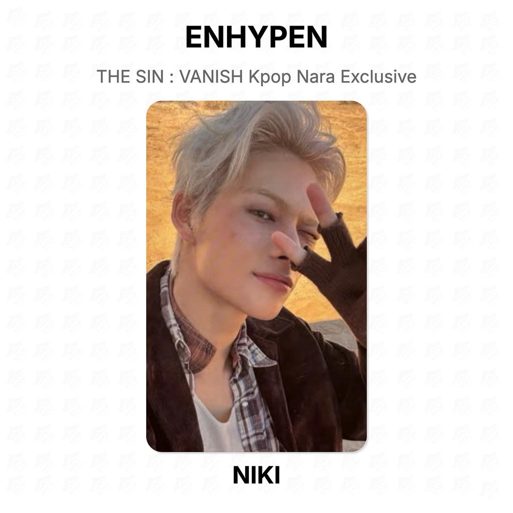 ENHYPEN THE SIN : VANISH Kpop Nara Exclusive Official Photocard