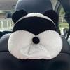 Cartoon Plush Car Tissue Box for Armrest: Cute Hanging Paper Dispenser and Interior Decoration