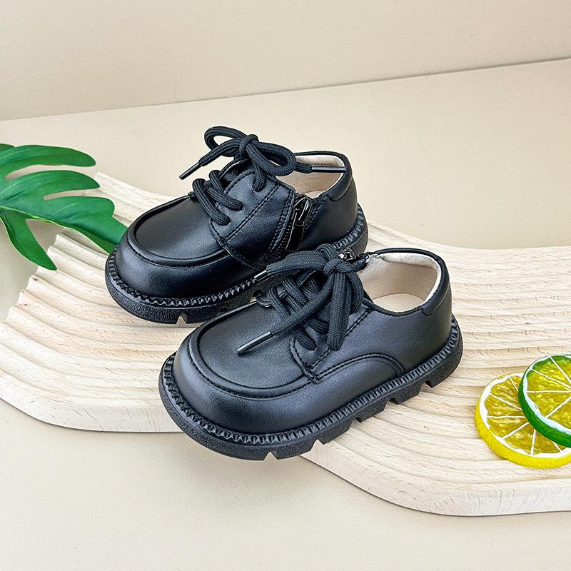 

Children s baby toddler boys short leather boots children s retro Martin boots girls baby children s list shoes Factory order price 15-19 whole piece (120 pairs)