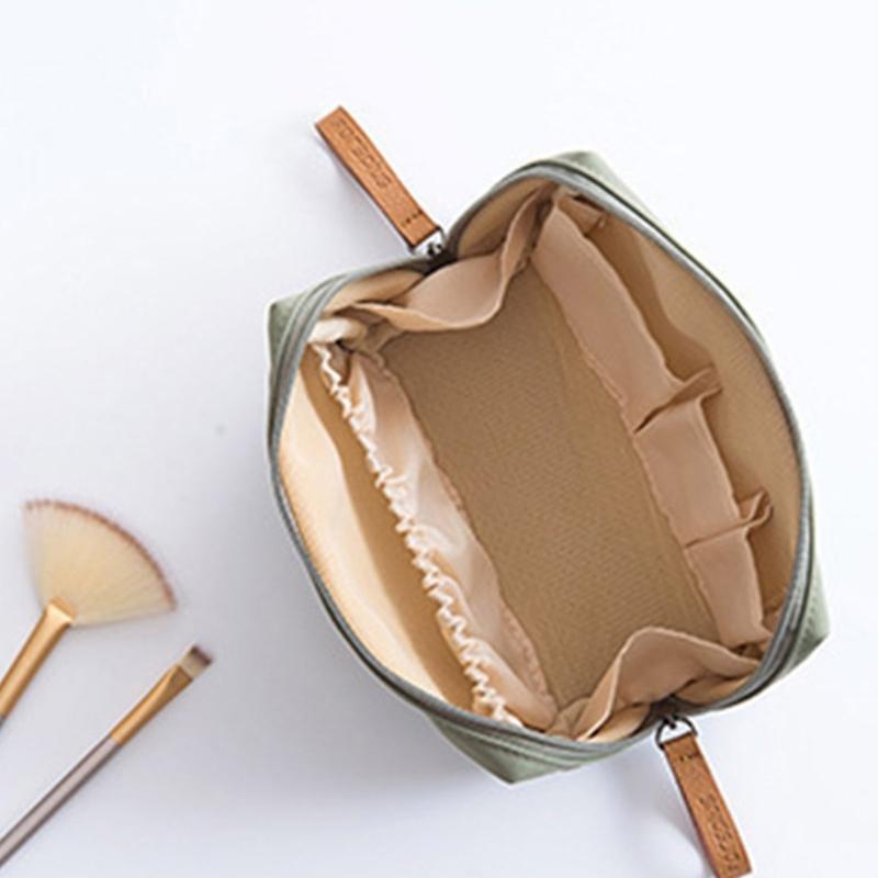 Practical Smile Series Makeup Bag Unisex Nylon Hand Carry Cosmetic Organizer Storage Bags For Daily Use