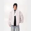 Giacca Bomber Pilota Americana Retrò Primavera/Autunno 2026 - Corta Decostruita Streetwear Baseball Giacca Esterna