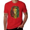Bob Marley Rasta Lion Art for Reggae Lover T-Shirt funnys Blouse aesthetic clothes new edition mens clothing