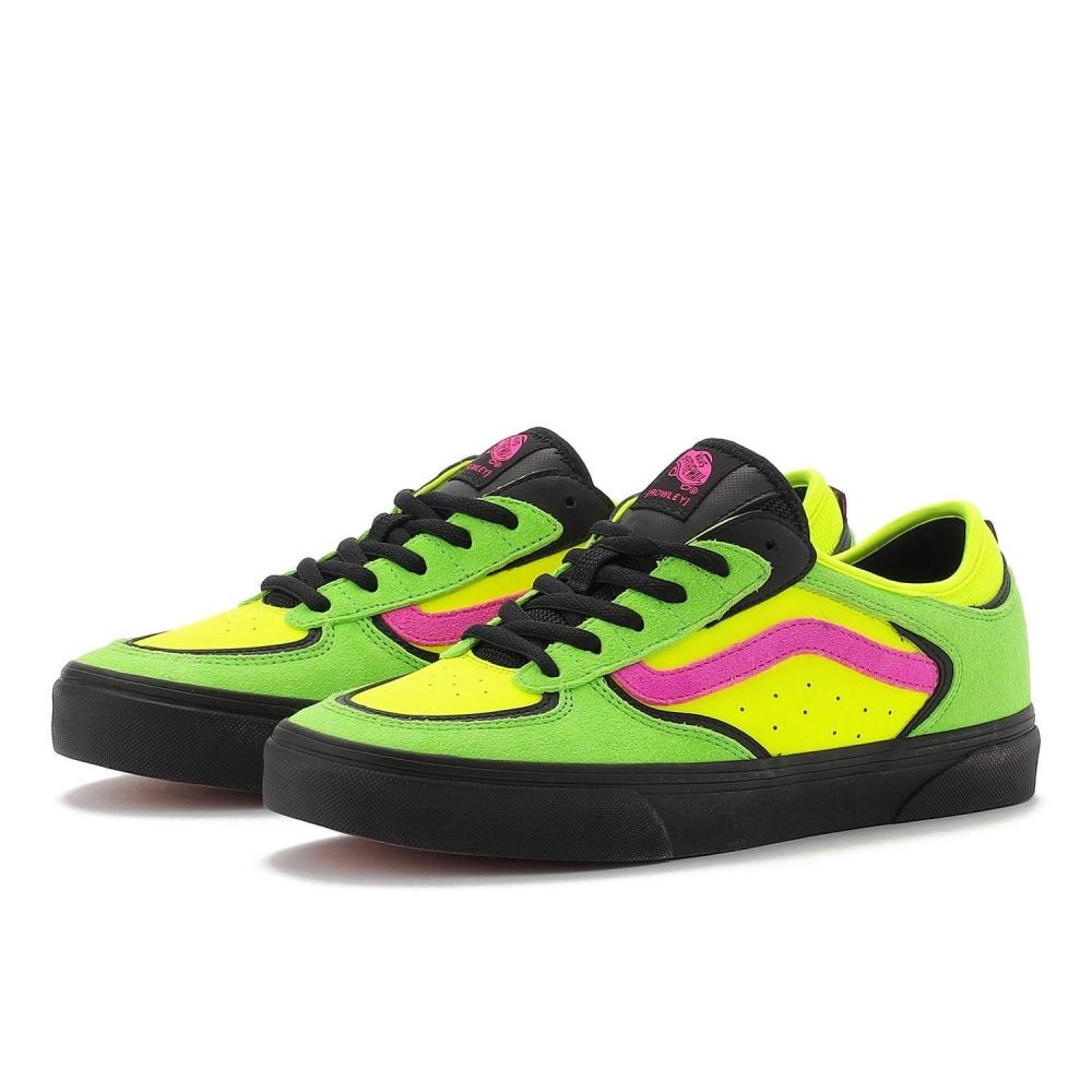 Vans Skate Rowley Vn000da24go Neon Pink Green